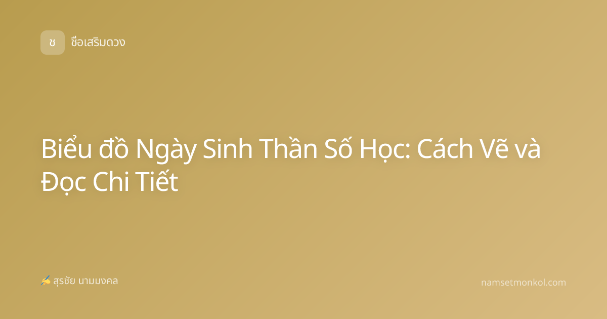 Biểu đồ Ngày Sinh Thần Số Học: Cách Vẽ và Đọc Chi Tiết